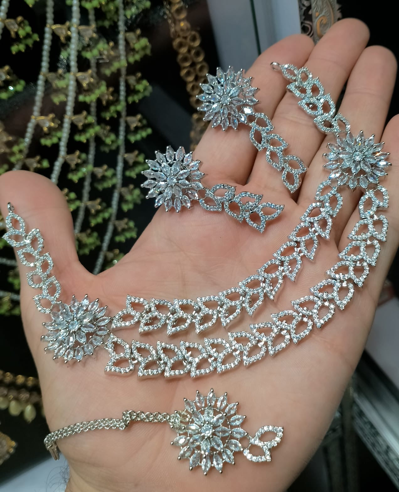 *Zircon sets with Bindiya*