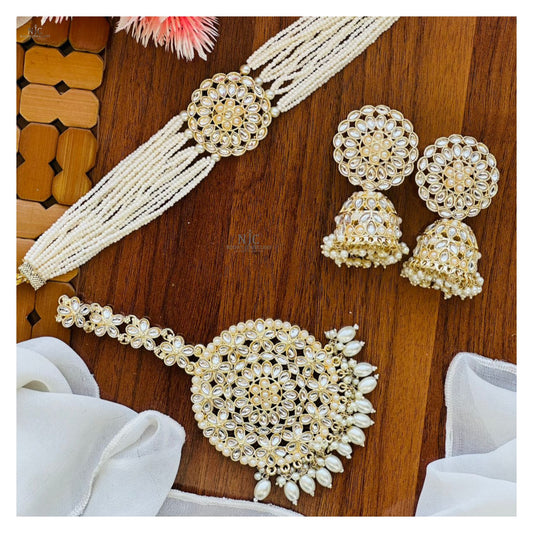 Dabbi Kundan choker set