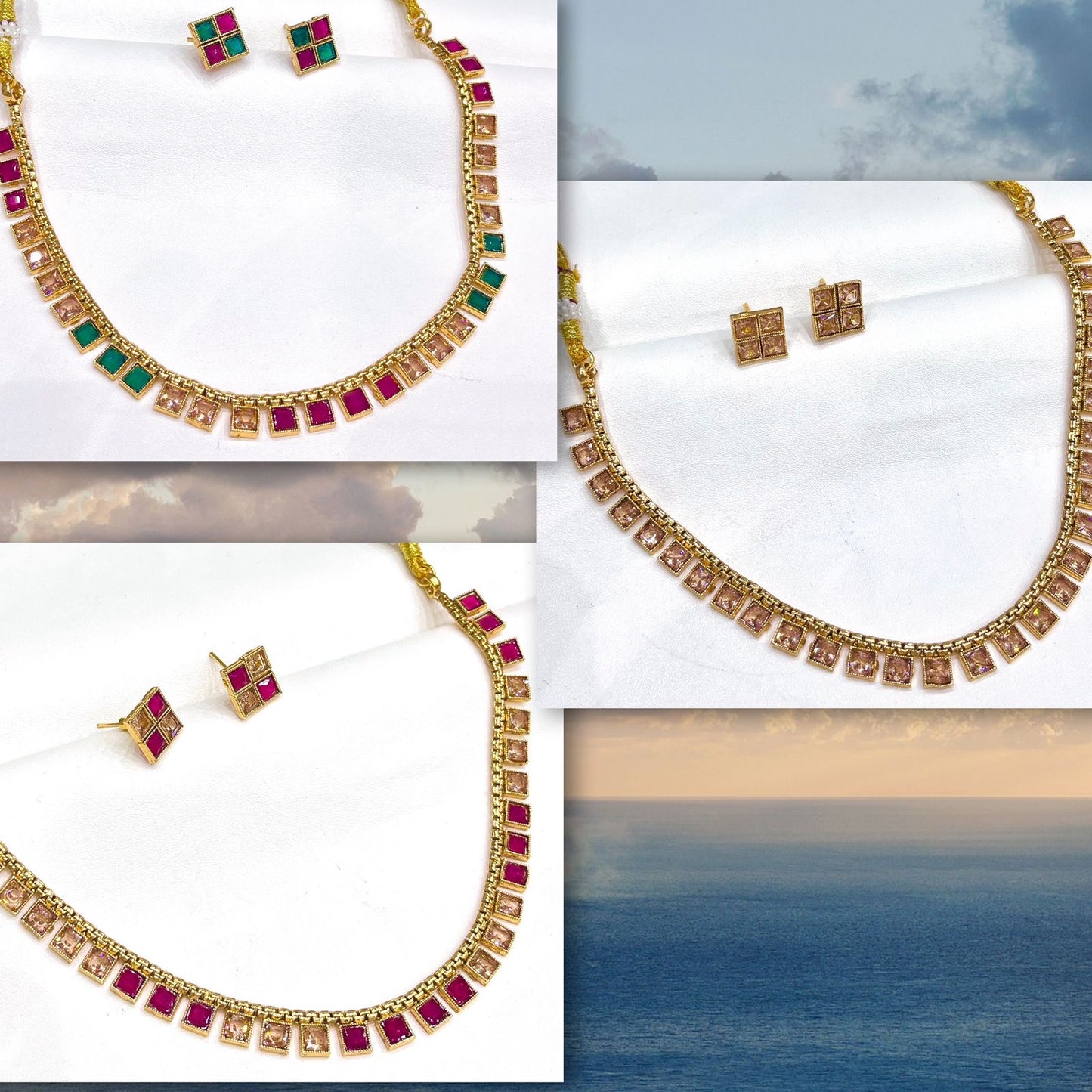 Indian madrasi necklace set 2