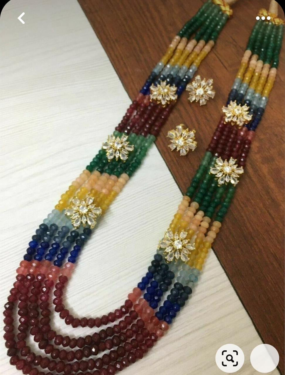 Made to order, Multi coloured jade styled string price