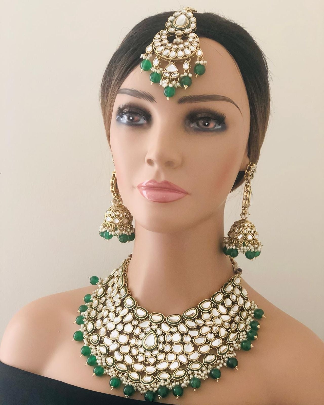 Dabbi Kundan Necklace sets Centre work Meena kaariđź’•