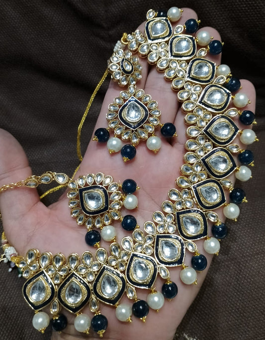 Kundan necklace set
