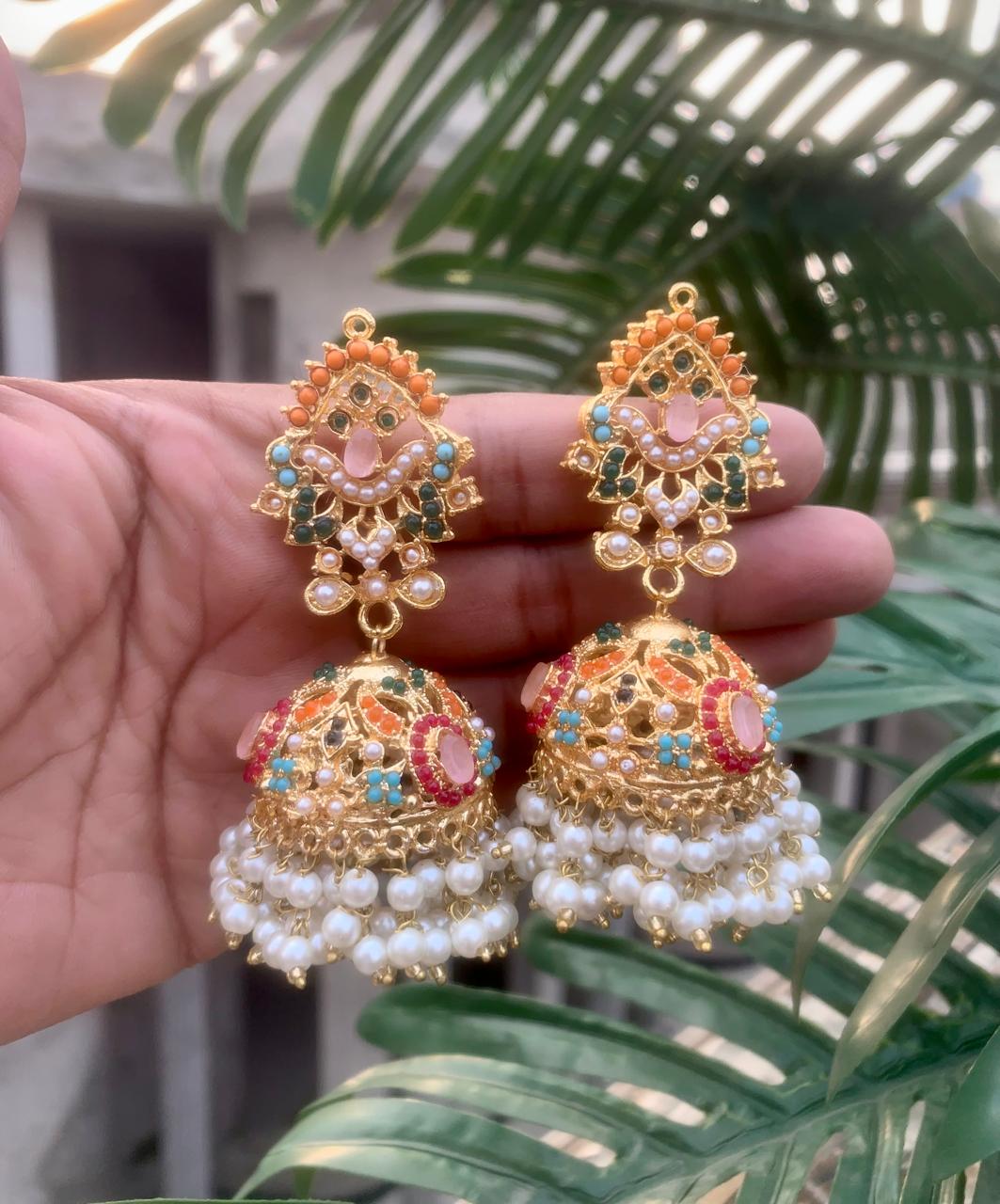 Nauratan Jhumkis