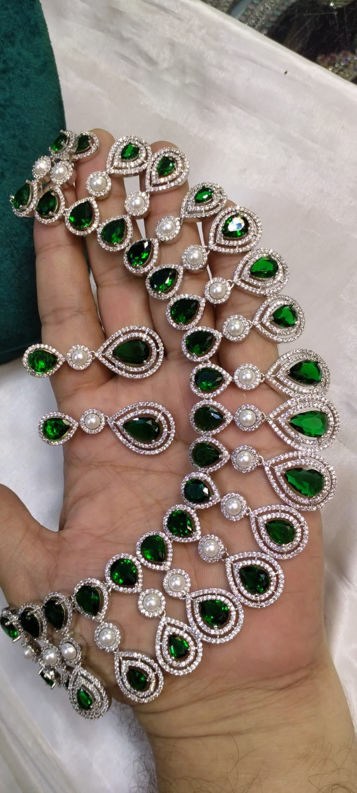 *Silverplated American Zircon Sets*