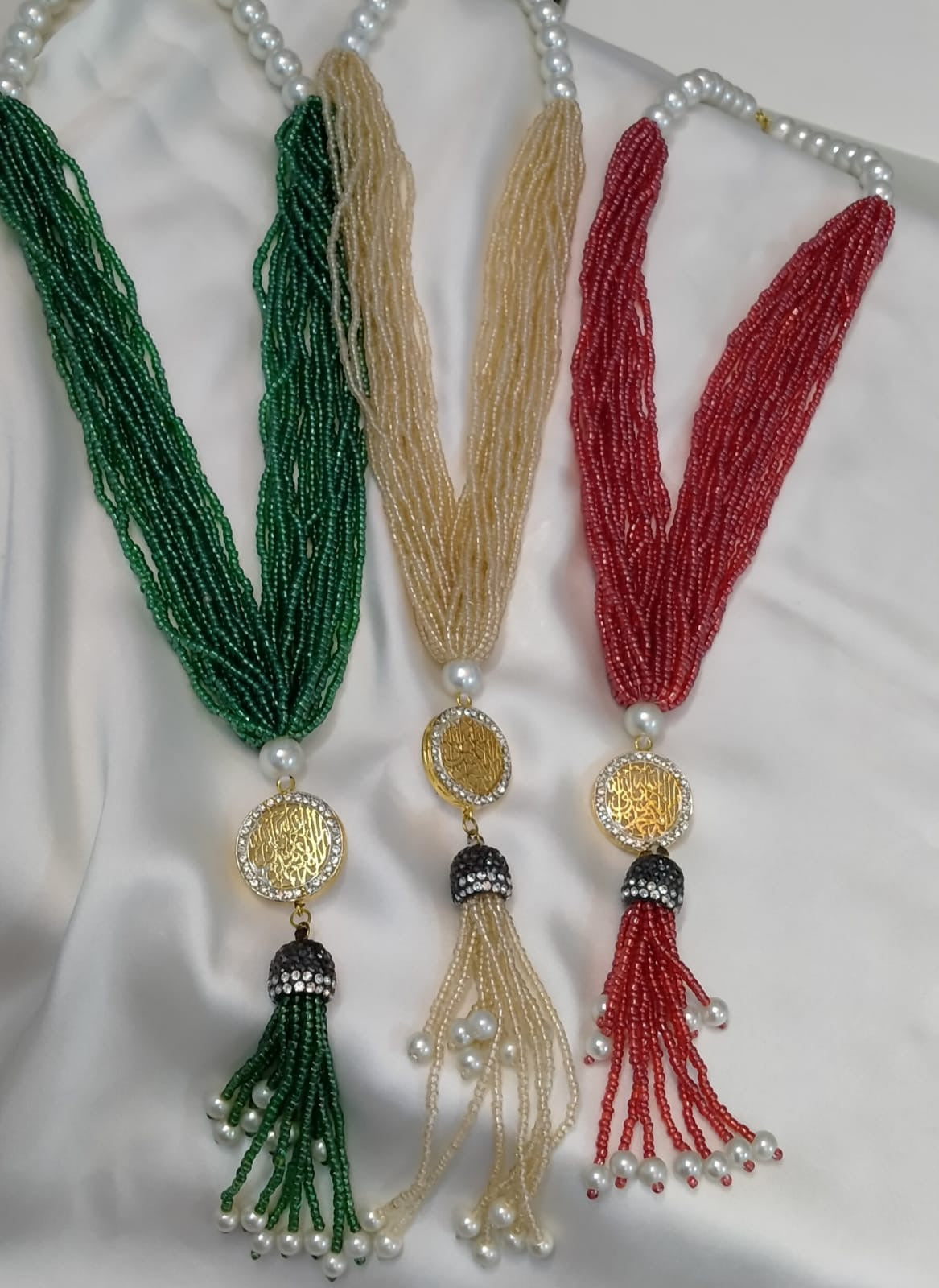 *Calligraphy Kalma with Turkish Tussles Mala*