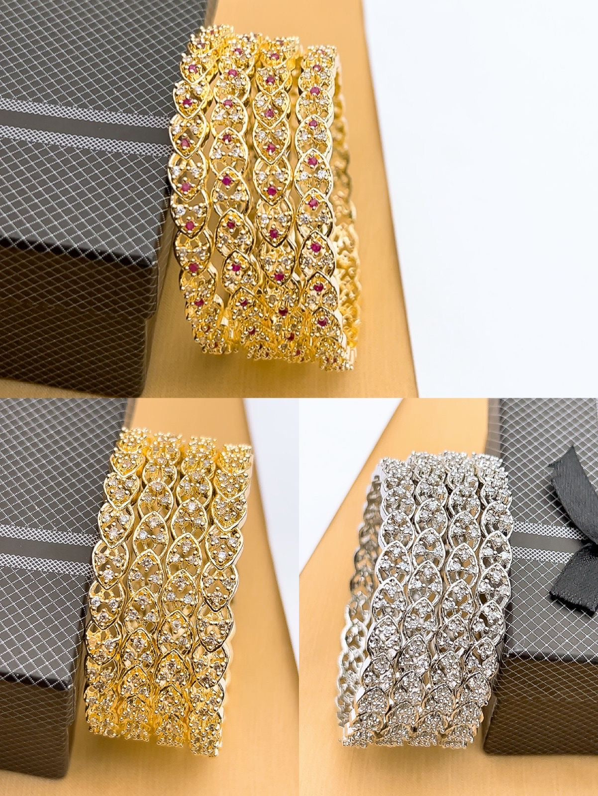 One Carat Bangles price for Four