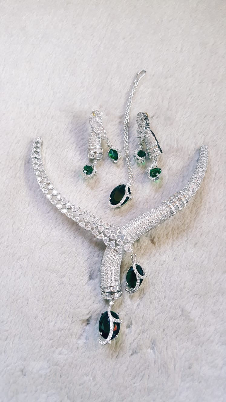 Necklace AD ZARCON STONE
FANCY SET