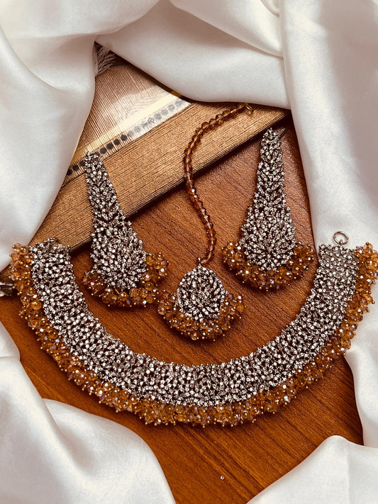 *Elegant partywear set necklace set*