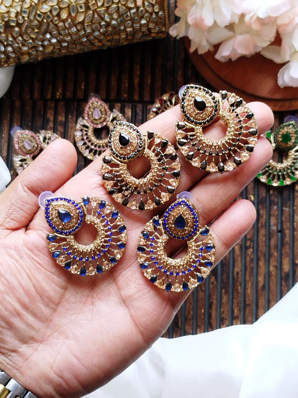 Beautiful Indian Reverse A.D Indian Premium Quality
