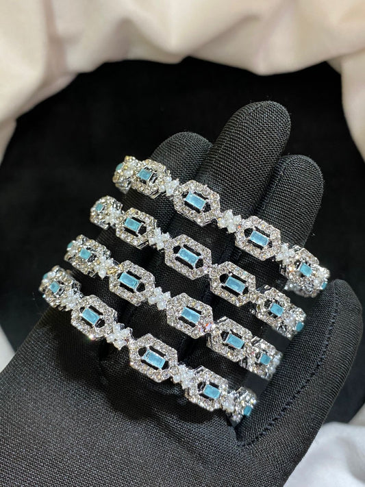 Zarcon 4 PCs bangle set