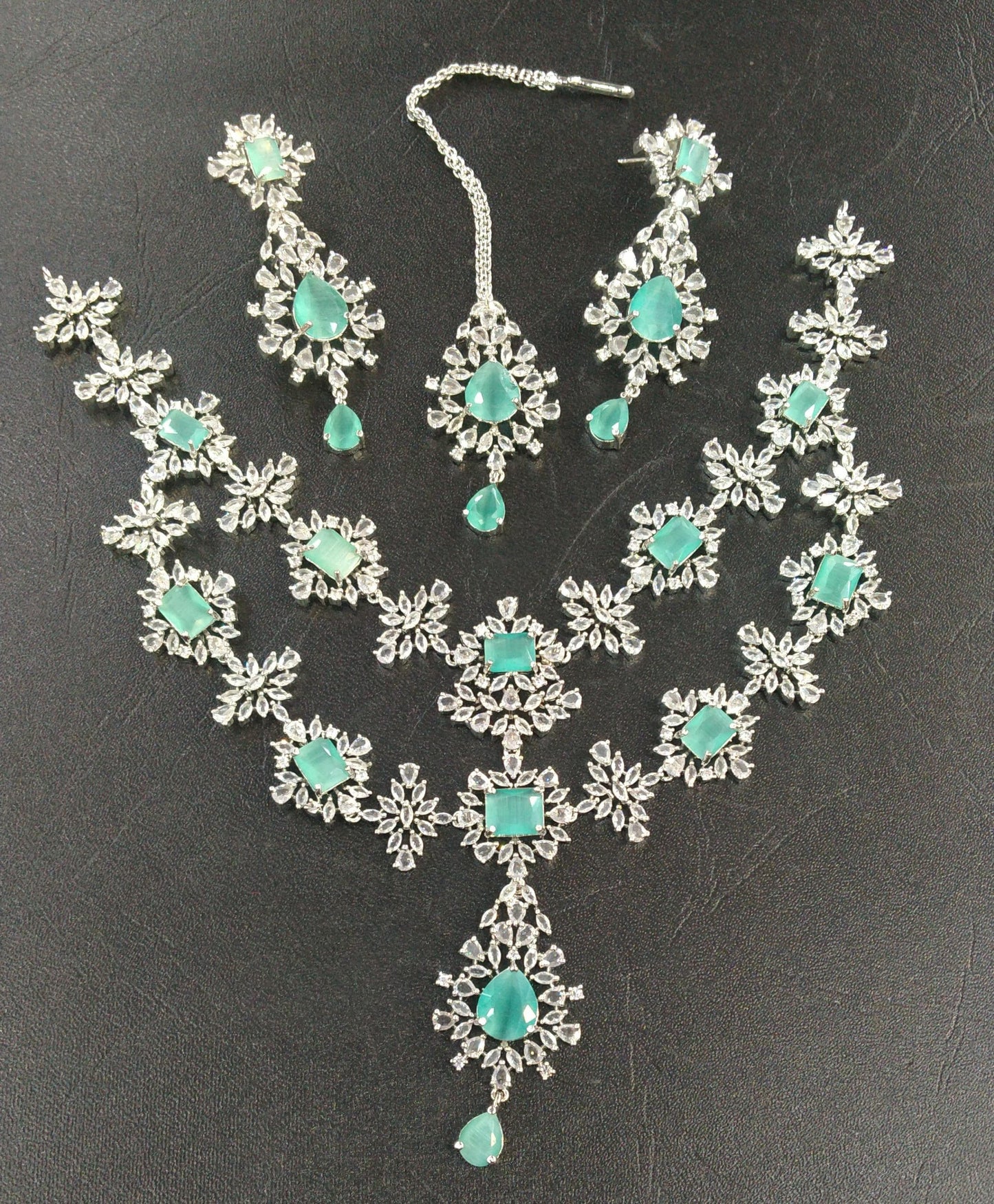 Mint green bridal set