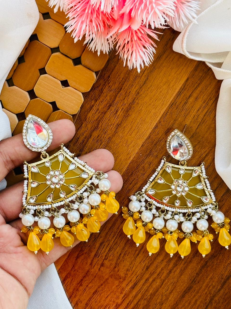 Doublet Indian earrings