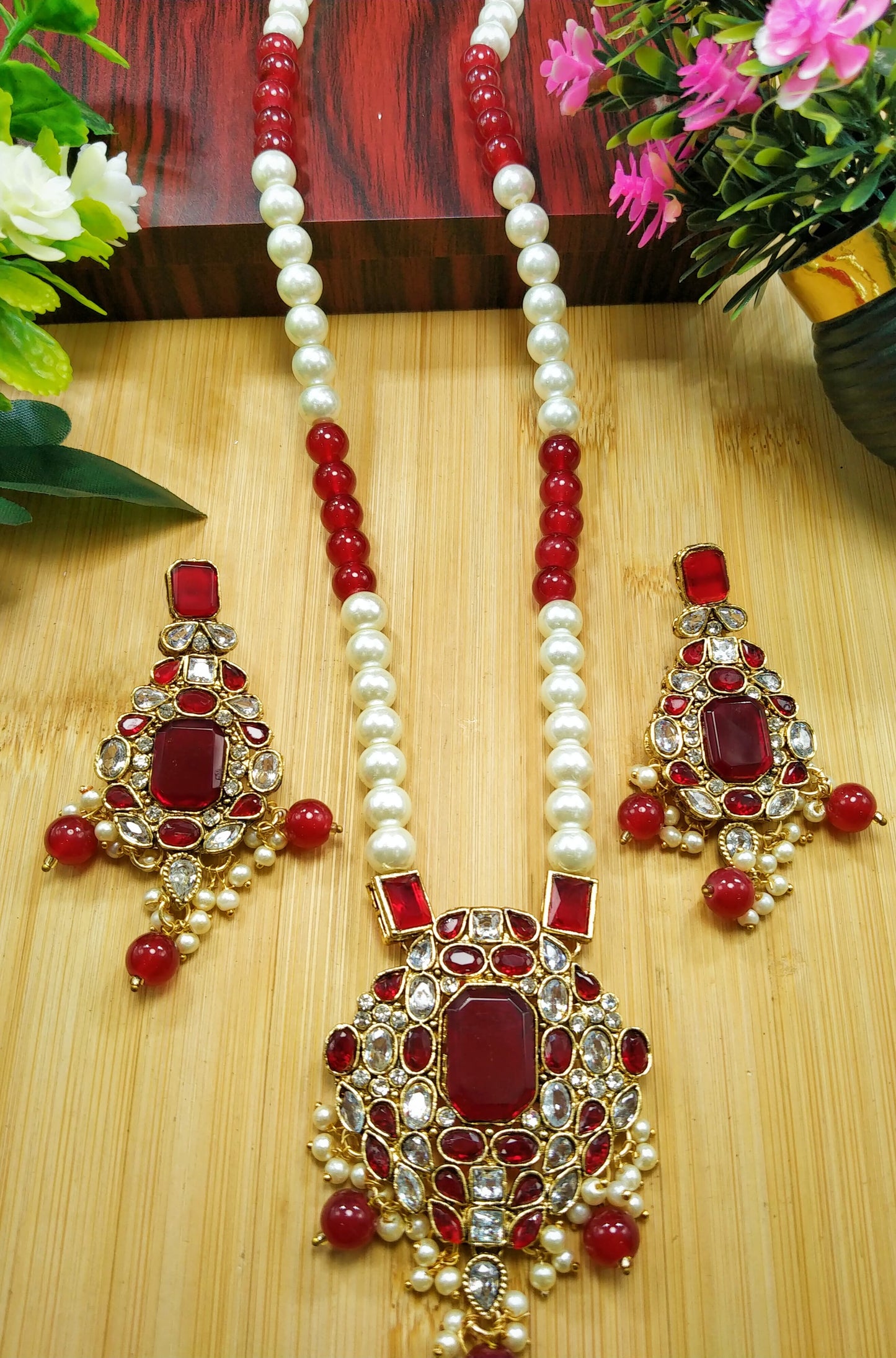 *Long Pendant Mala Set*