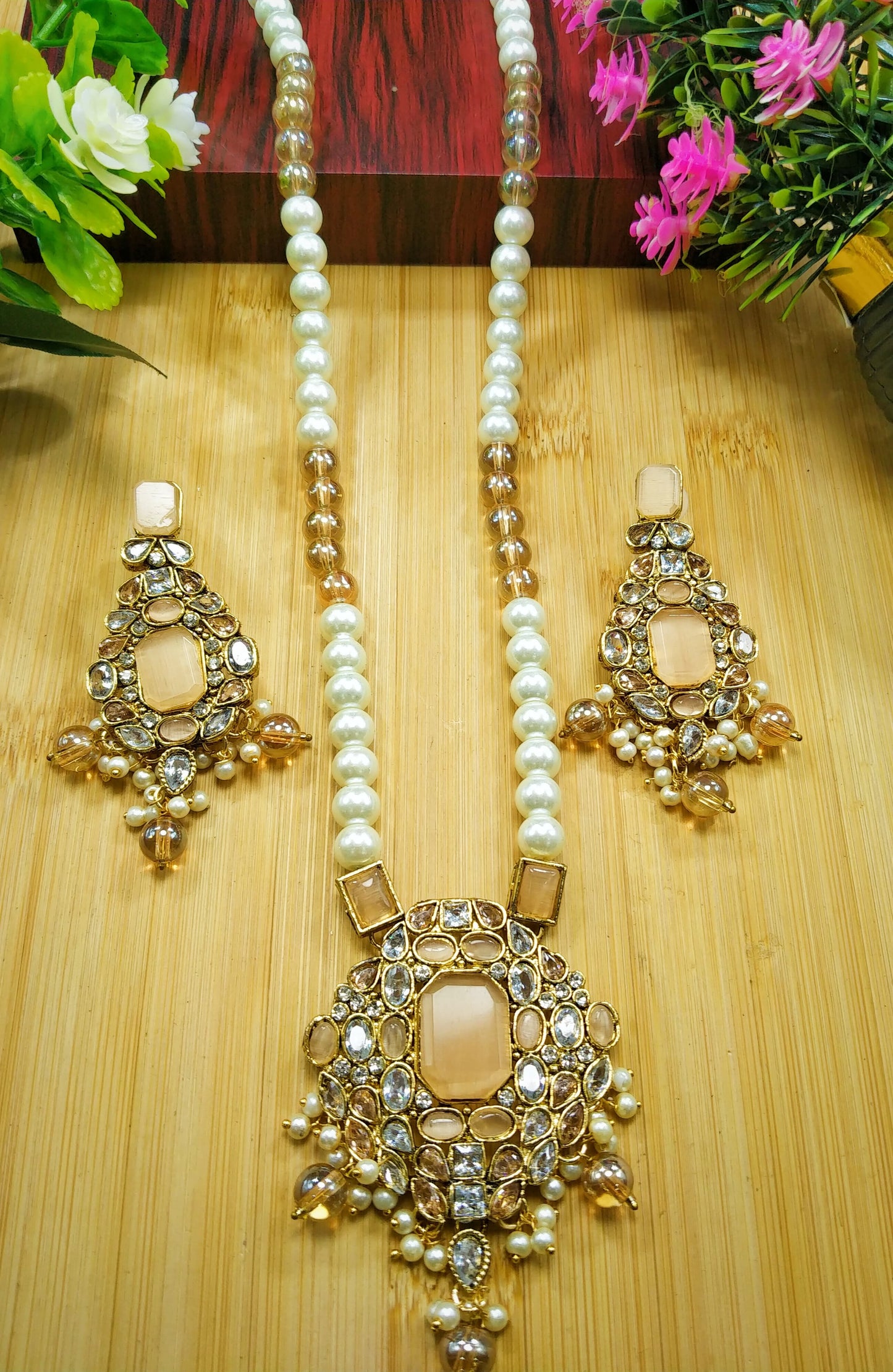 *Long Pendant Mala Set*