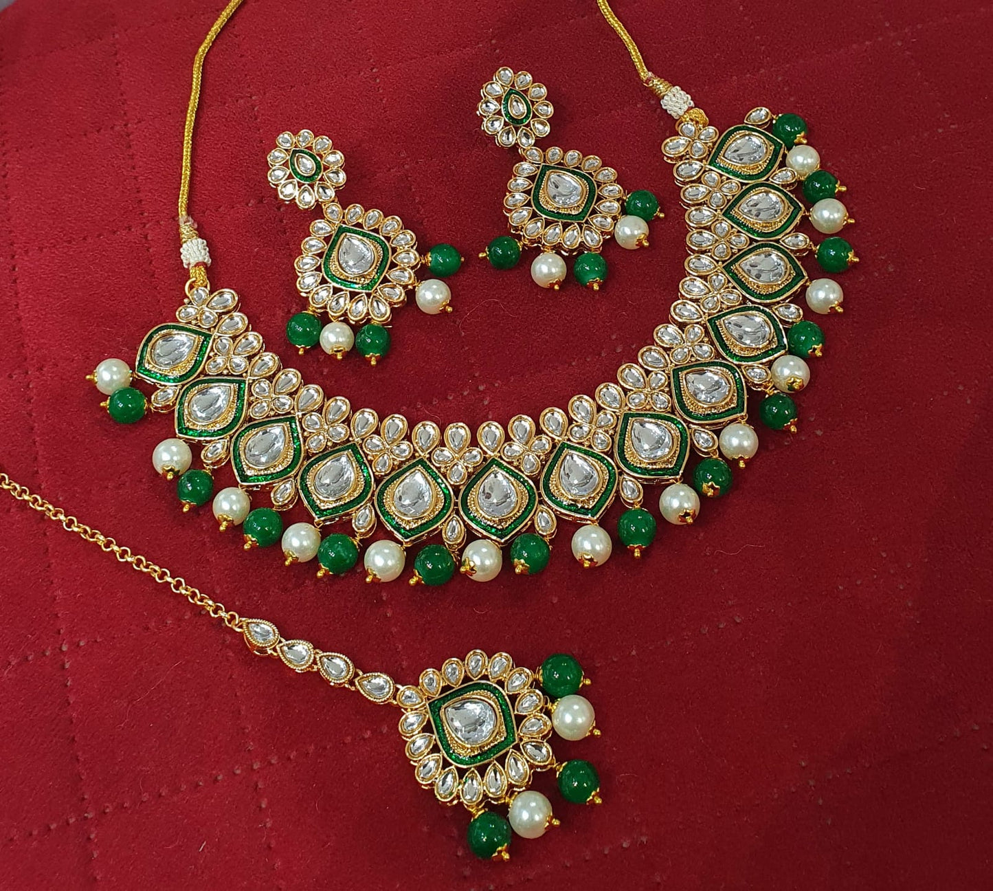 Kundan necklace set