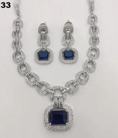 *American Zircon Diamond Necklace Sets*