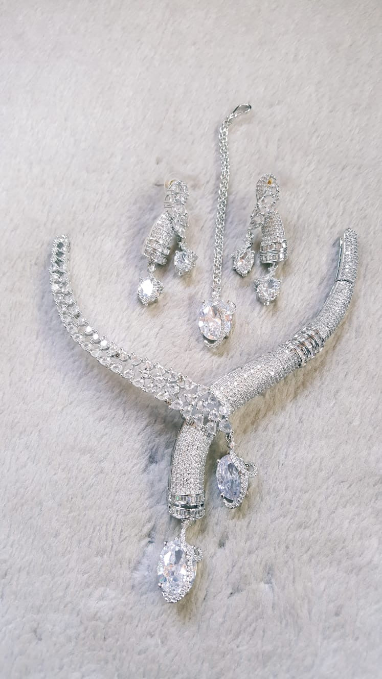 Necklace AD ZARCON STONE
FANCY SET