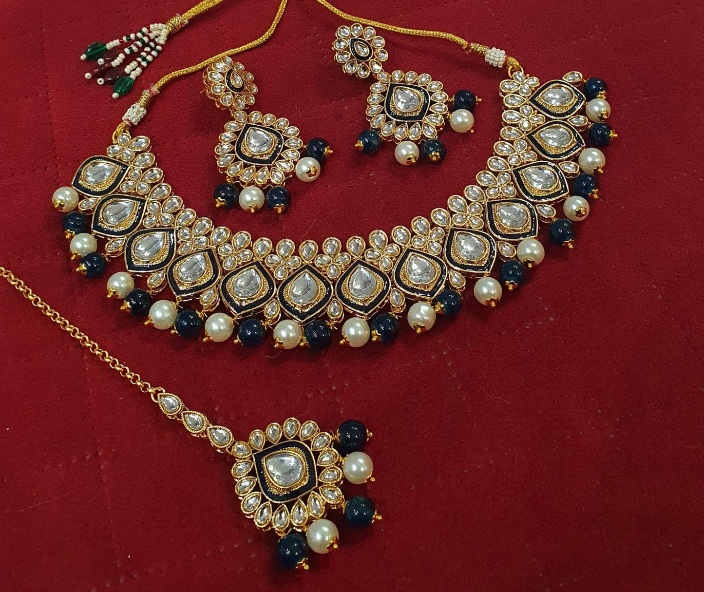 Kundan necklace set