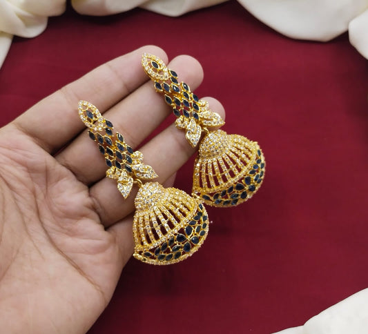 Gold-plated earrings