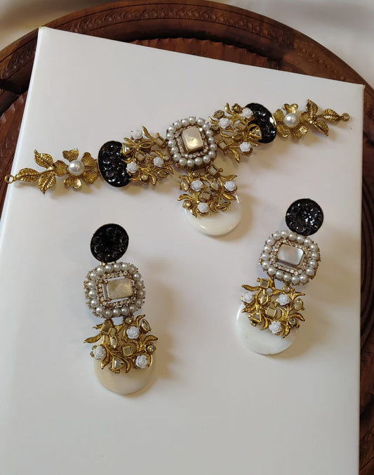 Designer turkish seap stone choker set