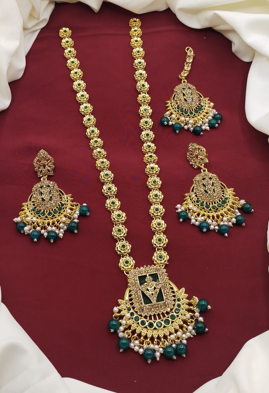 Pendant long mala set