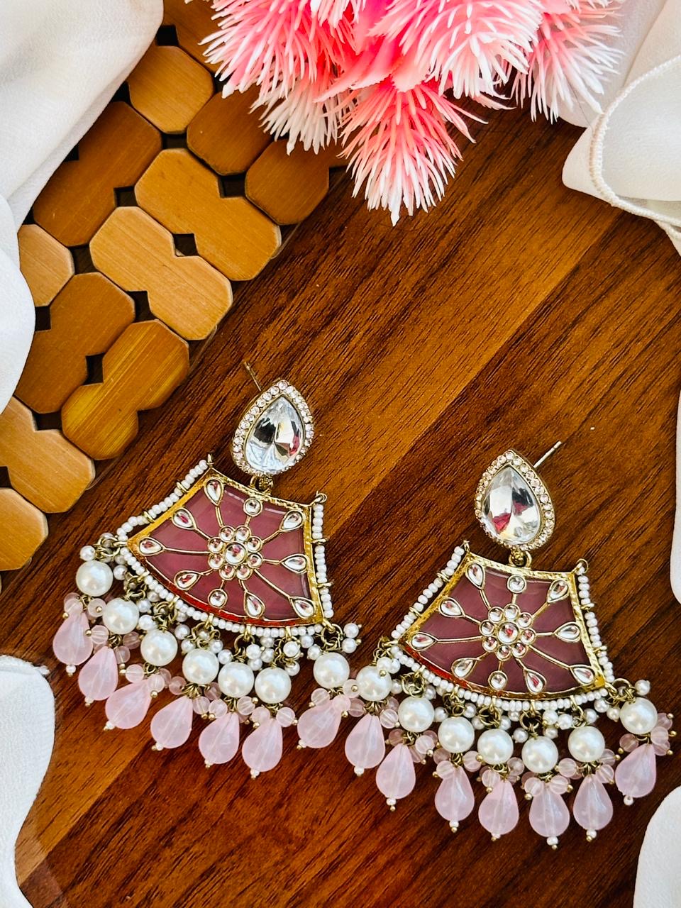 Doublet Indian earrings