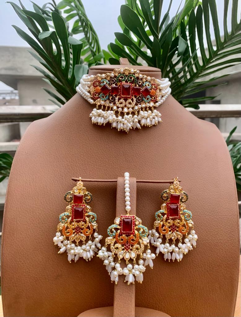 *Choker sets with Bindiya*