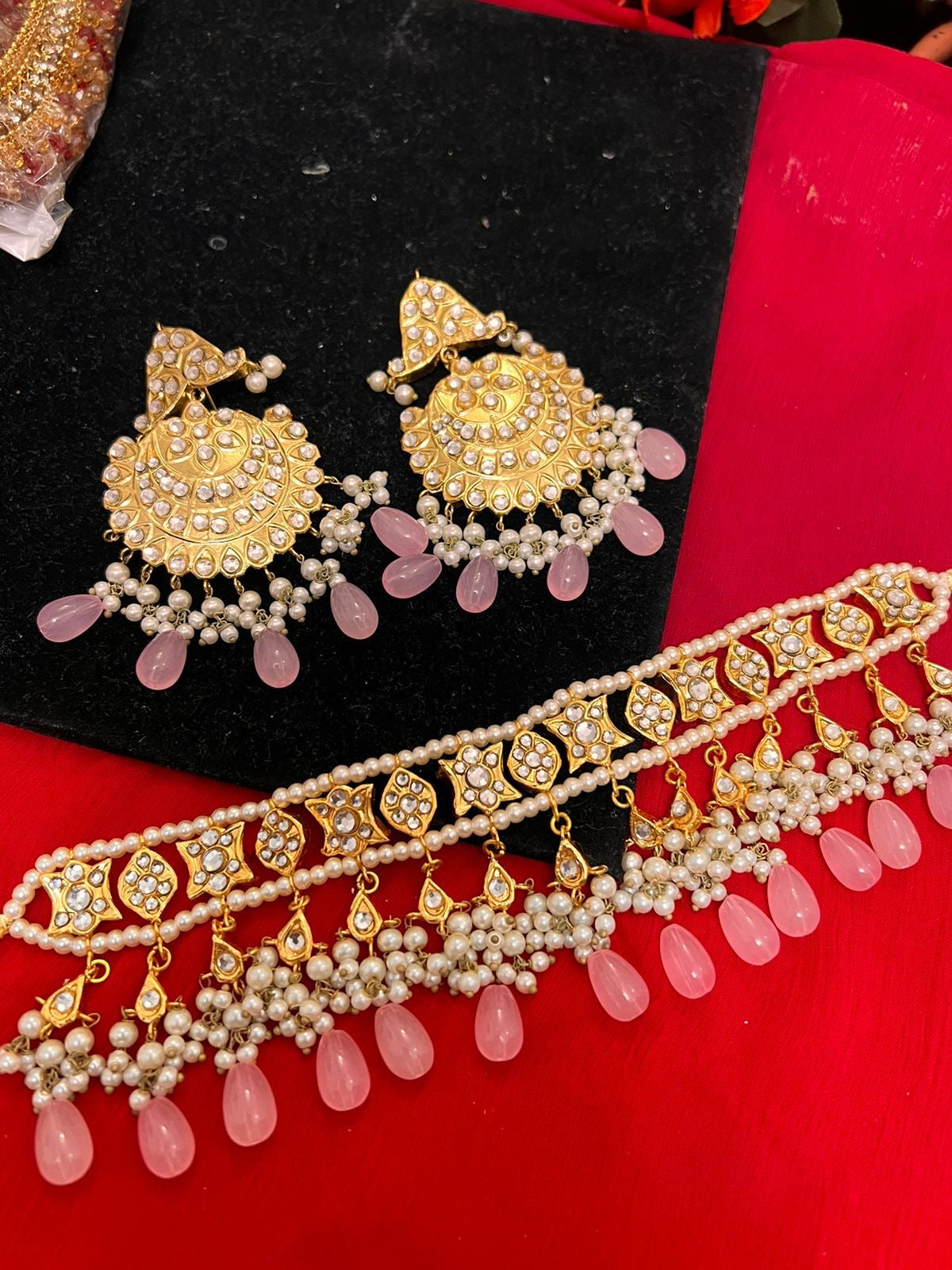 *Choker Sets farshi kundan light weight*