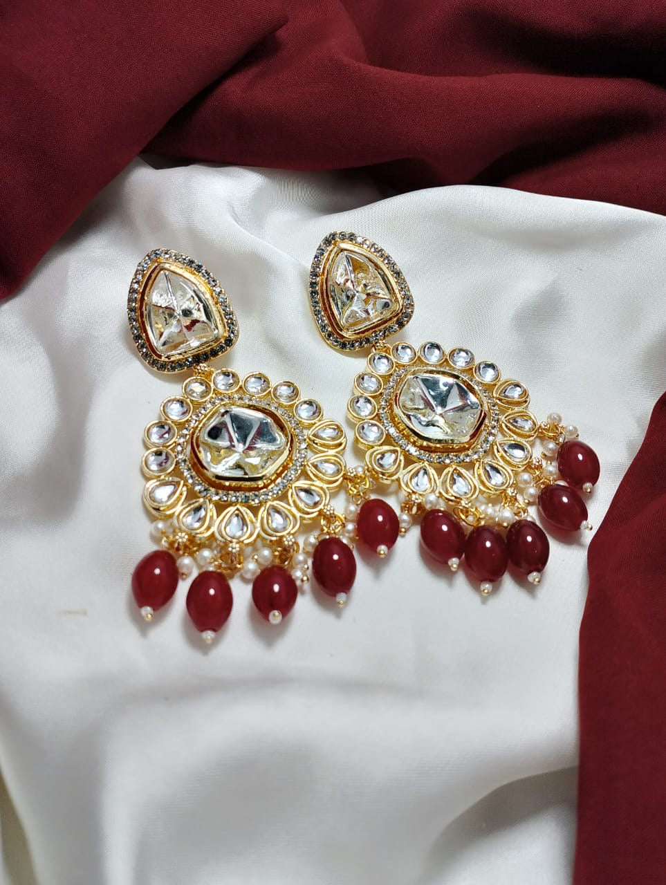 Kundan earrings