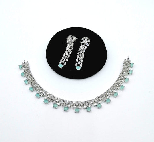 Zircon necklace set