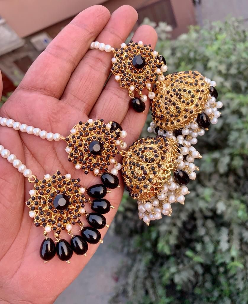 *Jhumkas Tikka Set*