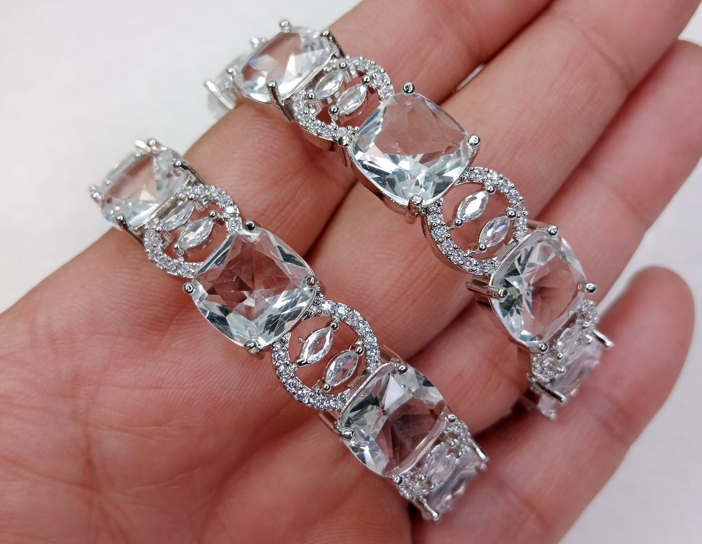 American diamond bangles