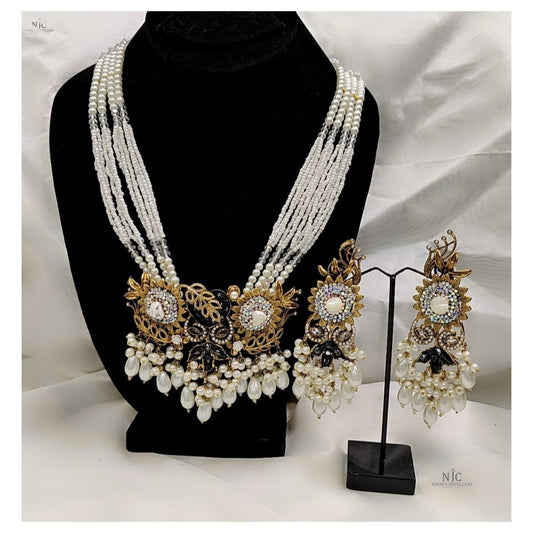 Handmade turkish work long maala set