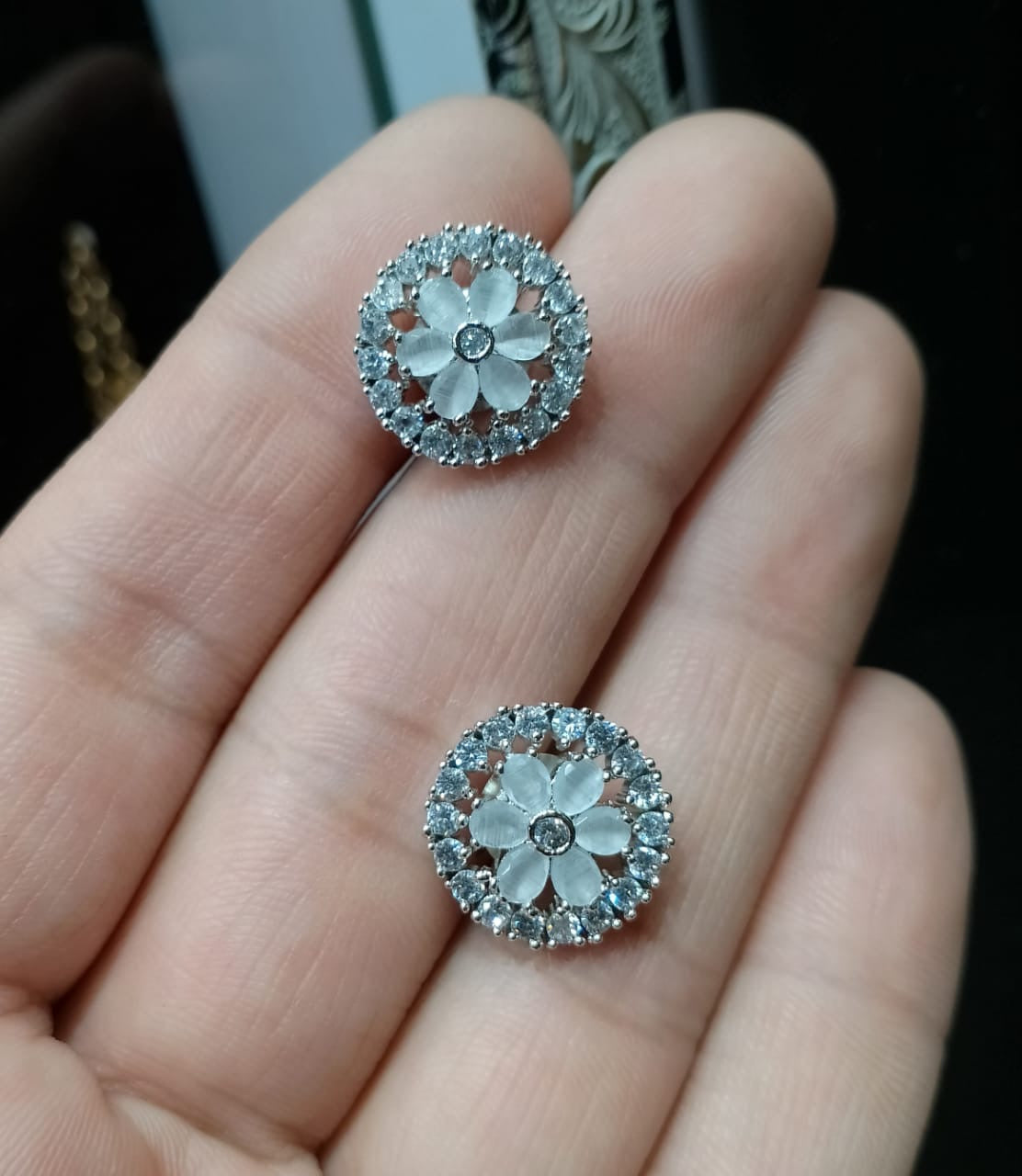 American Diamond studs tops