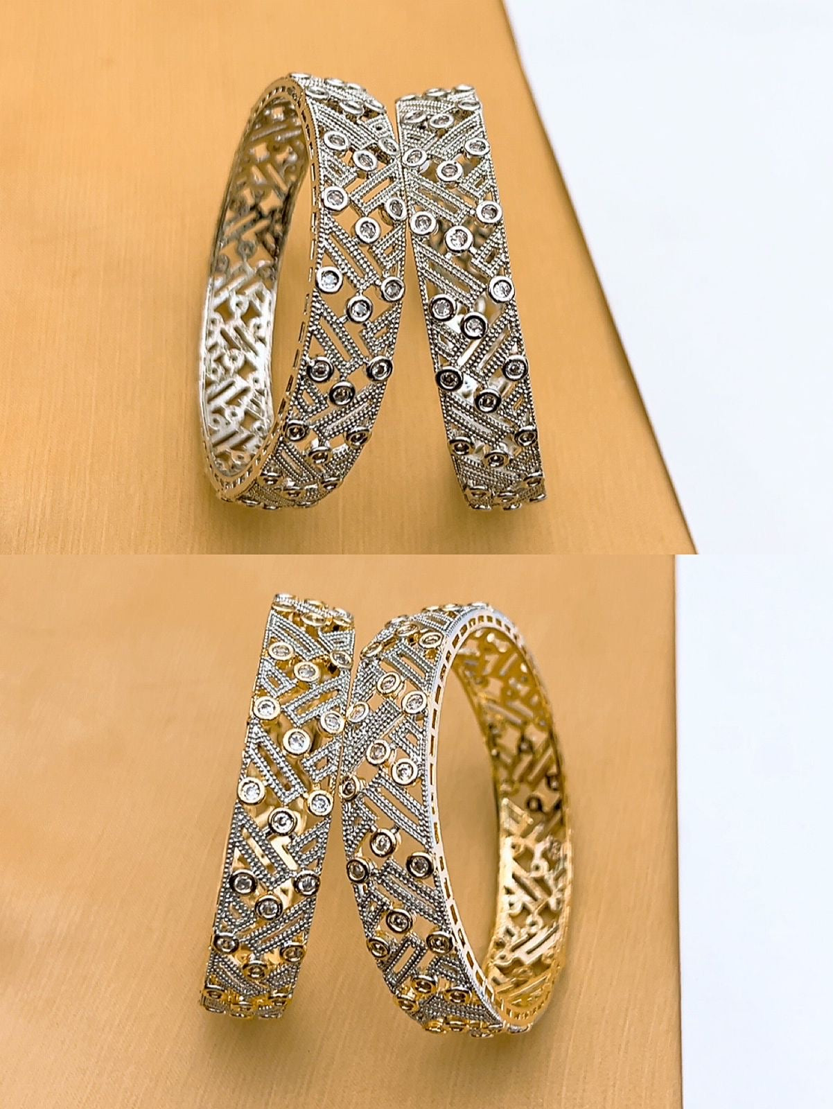 One Carat Bangles price for two