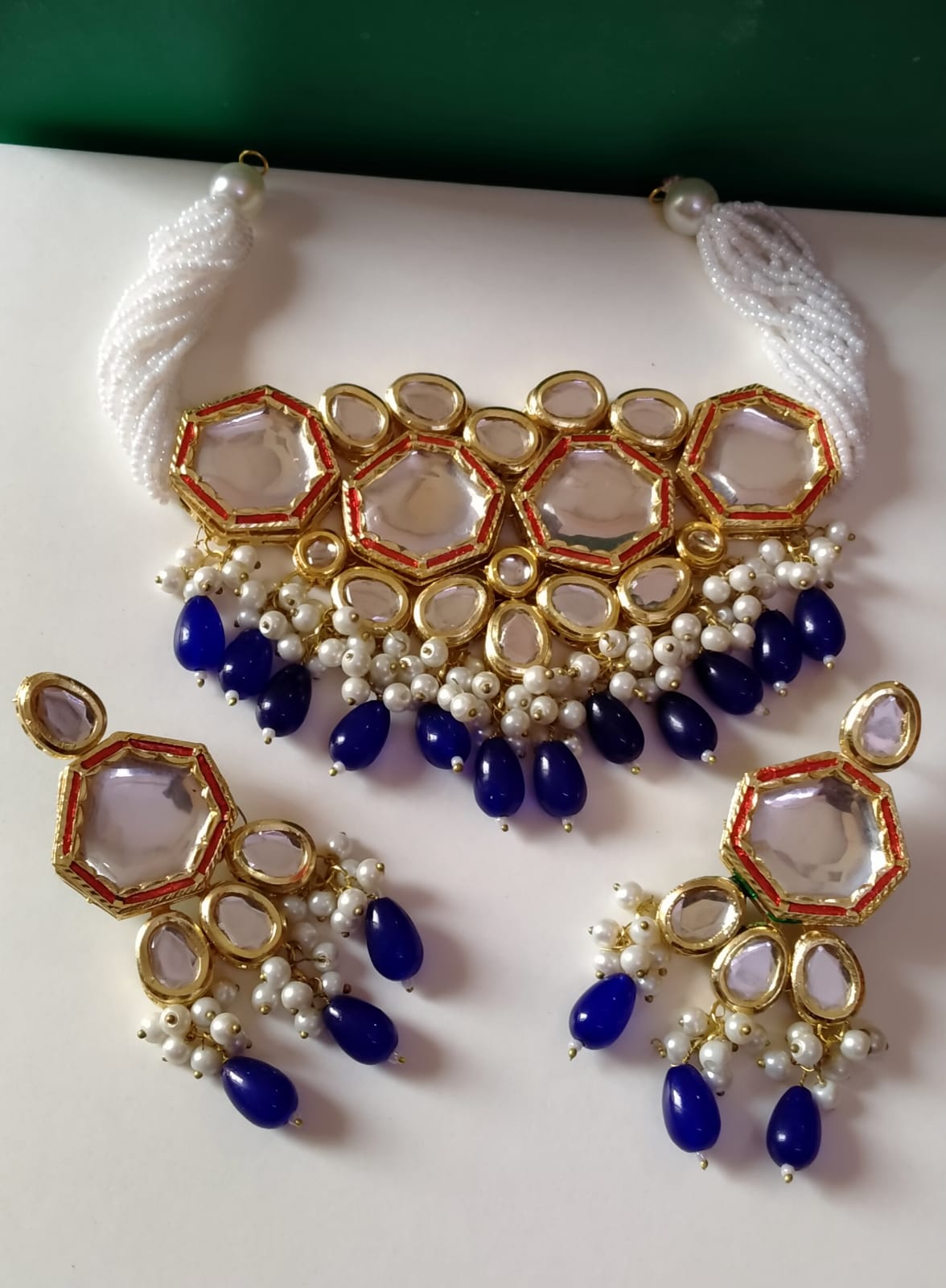 *Kundan Choker Sets with Back Meenakari*