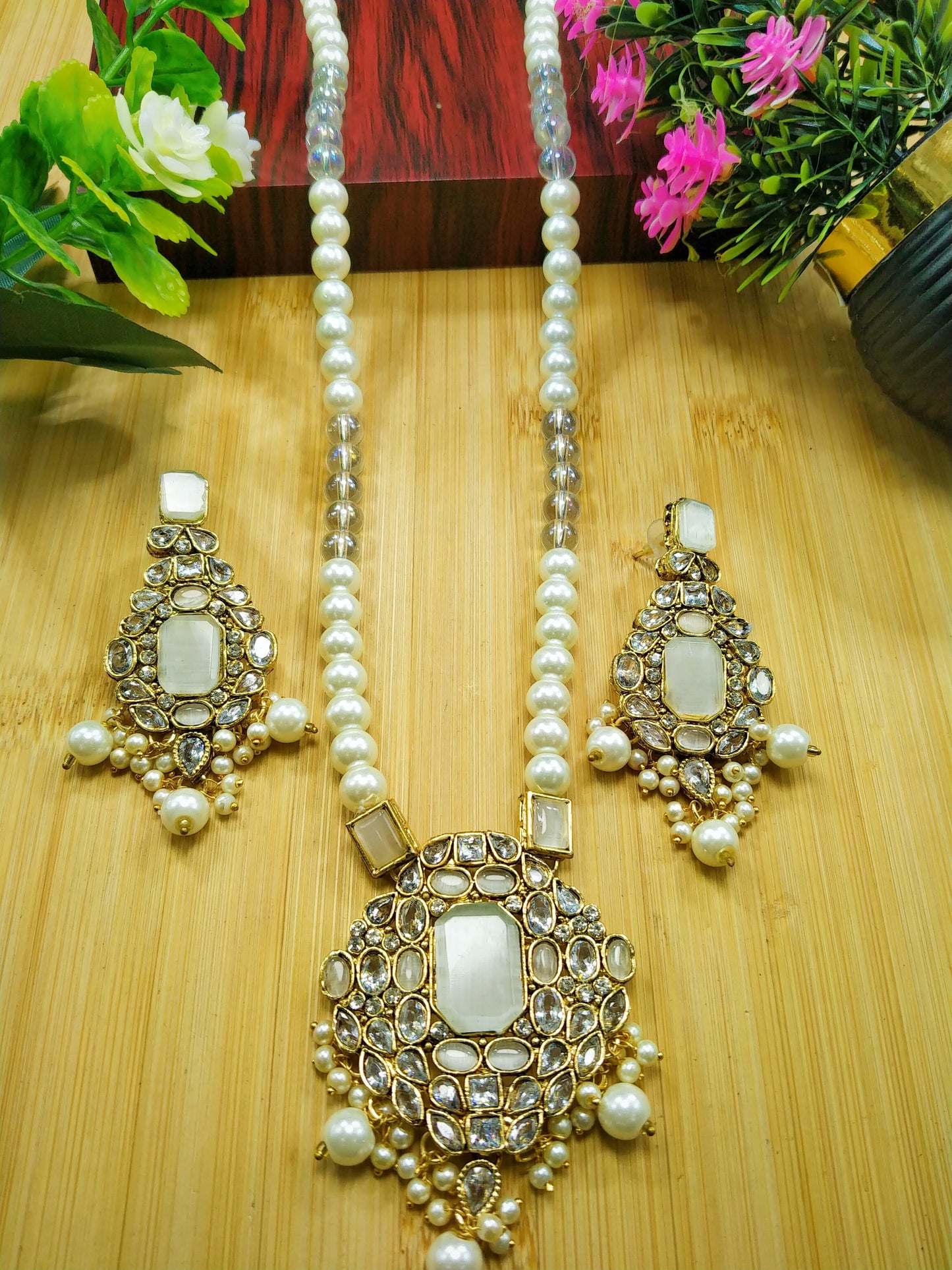 *Long Pendant Mala Set*