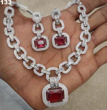*American Zircon Diamond Necklace Sets*