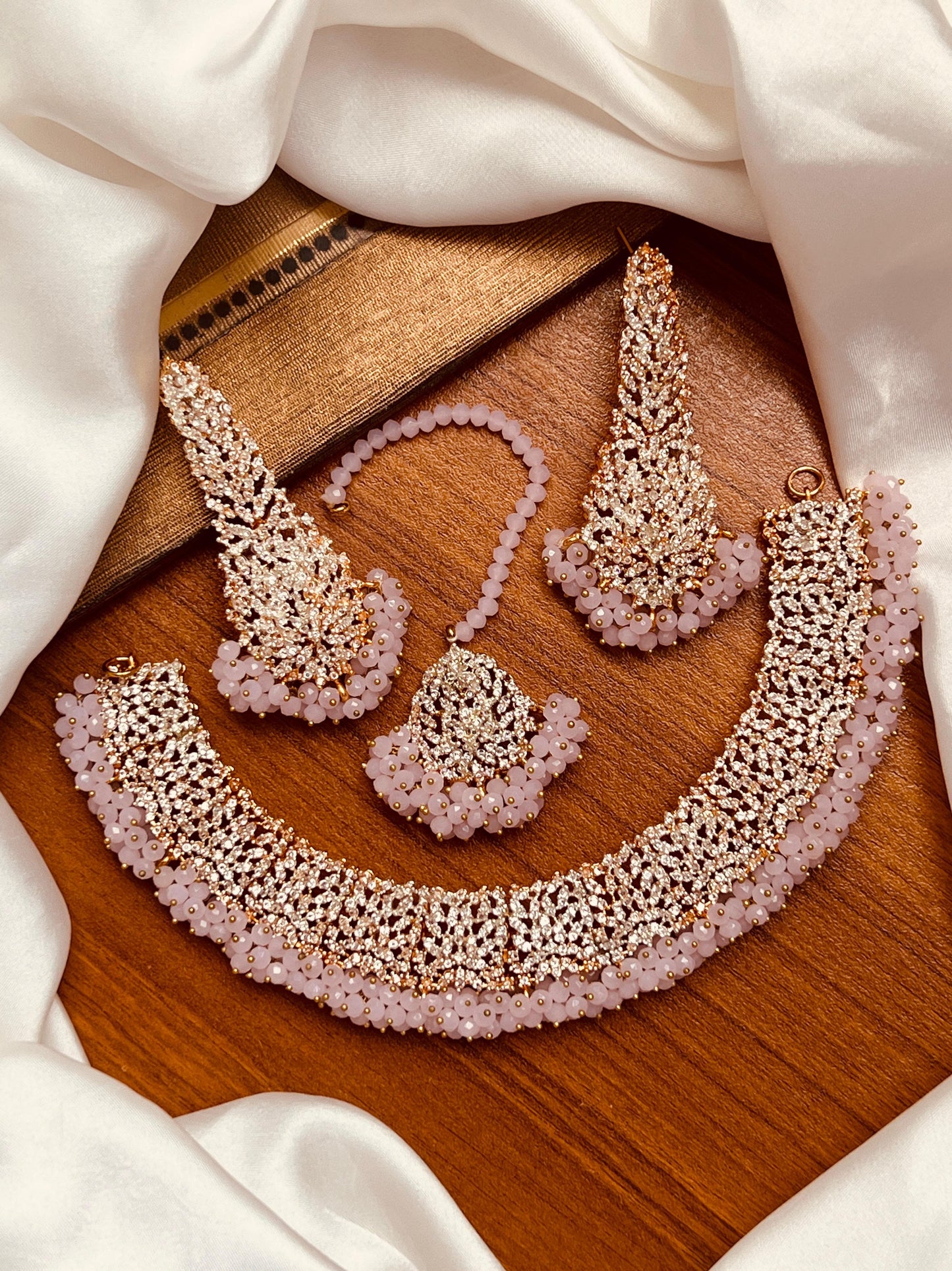 *Elegant partywear set necklace set*