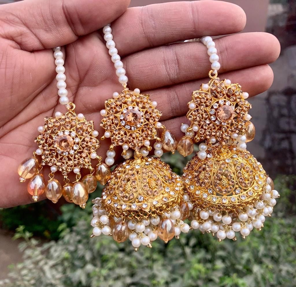 *Jhumkas Tikka Set*