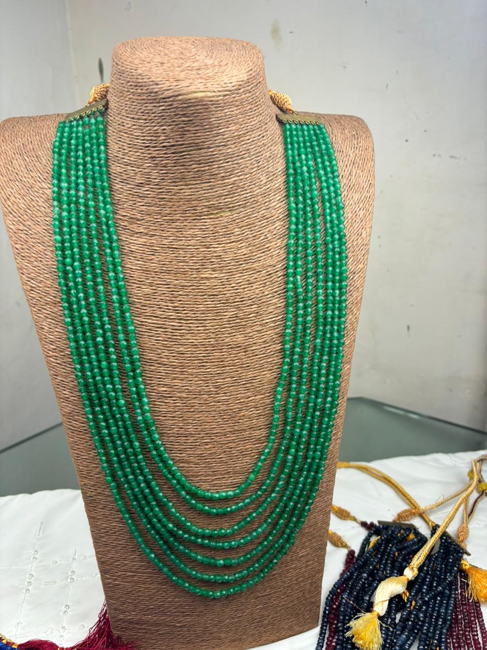 *Made to order, Semi precious jade stone strings. You can customise it too*
