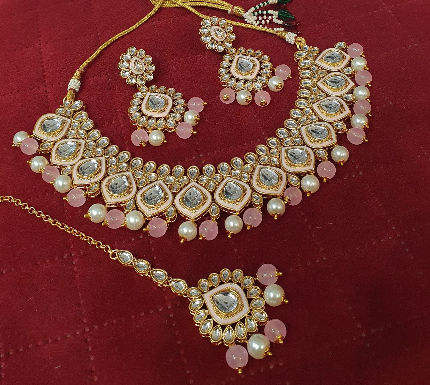 Kundan necklace set