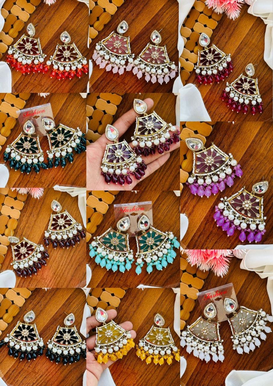 Doublet Indian earrings