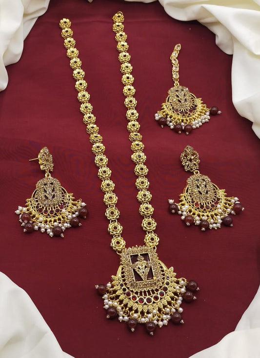 Pendant long mala set