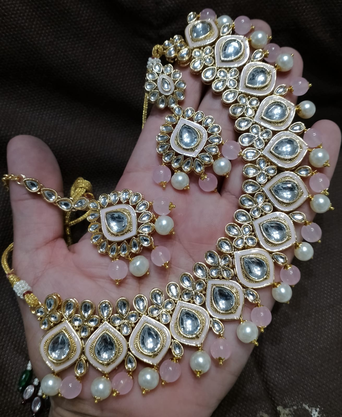 Kundan necklace set
