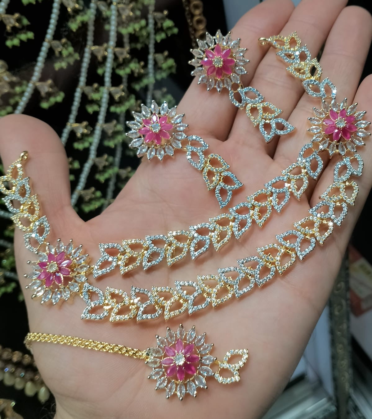 *Zircon sets with Bindiya*