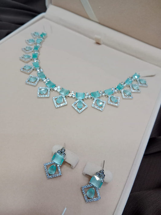 Zircon necklace set