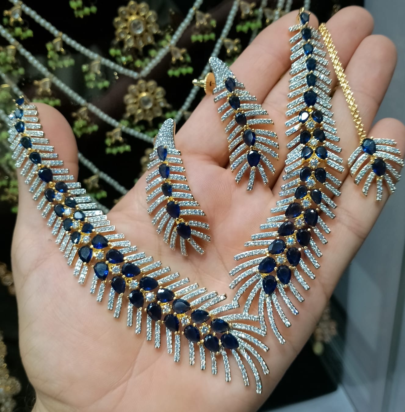 Zircon sets with Bindiya