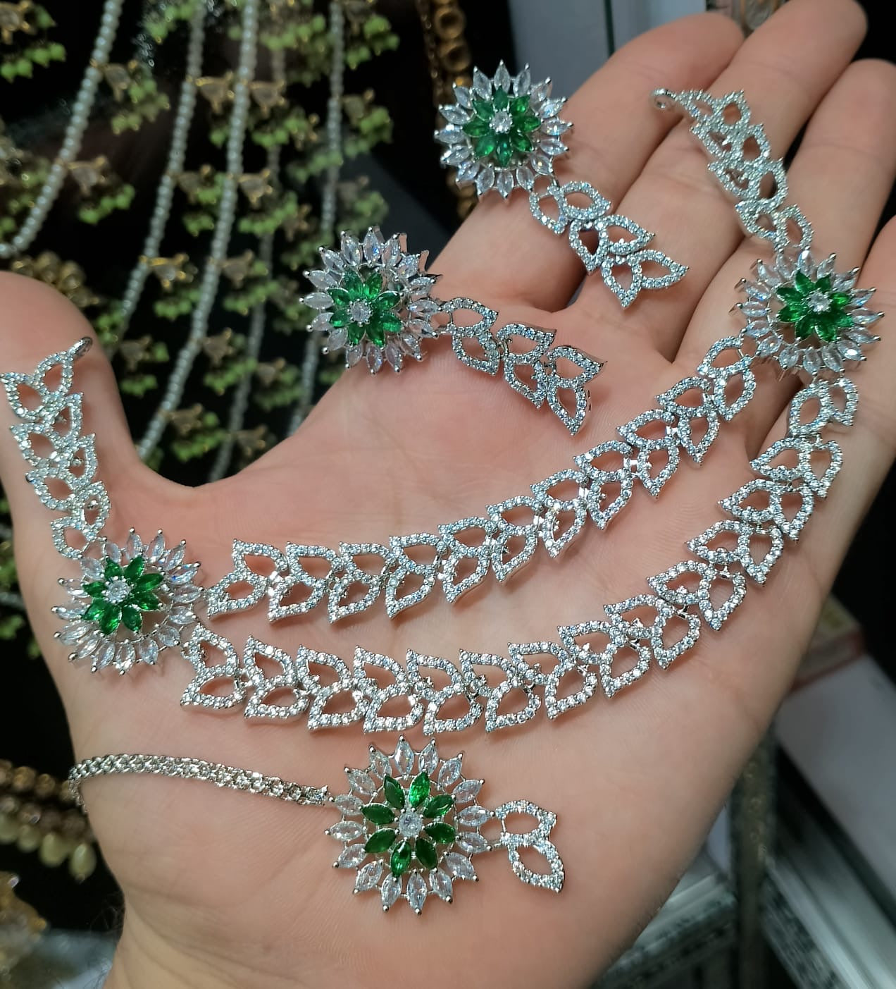 *Zircon sets with Bindiya*