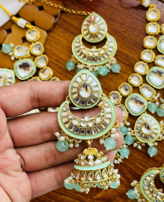 Kundan necklace set